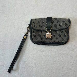 Dooney & Bourke monogram wristlet